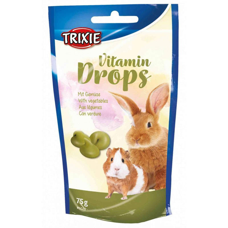 Trixie (Тріксі) Vitamin Drops - Вітамін для кроликів і морських свинок з овочами (75 г) в E-ZOO