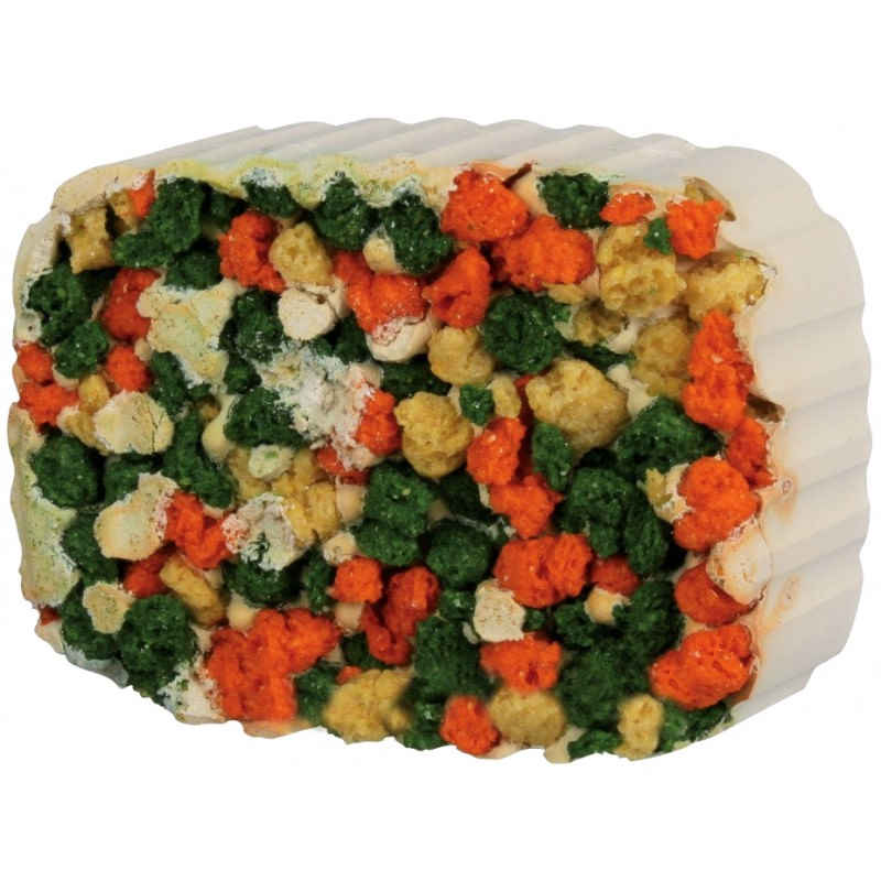 Trixie (Трикси) Gnawing Stone with Algae and Croquettes - Минерал для кроликов и мелких грызунов с овощными крокетами и морскими водорослями (180 г) в E-ZOO