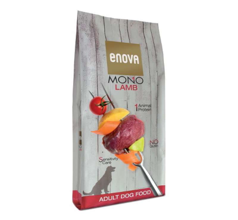 ENOVA (Енова) MONO Lamb - Сухий корм із ягням для дорослих собак усіх порід (20 кг) в E-ZOO
