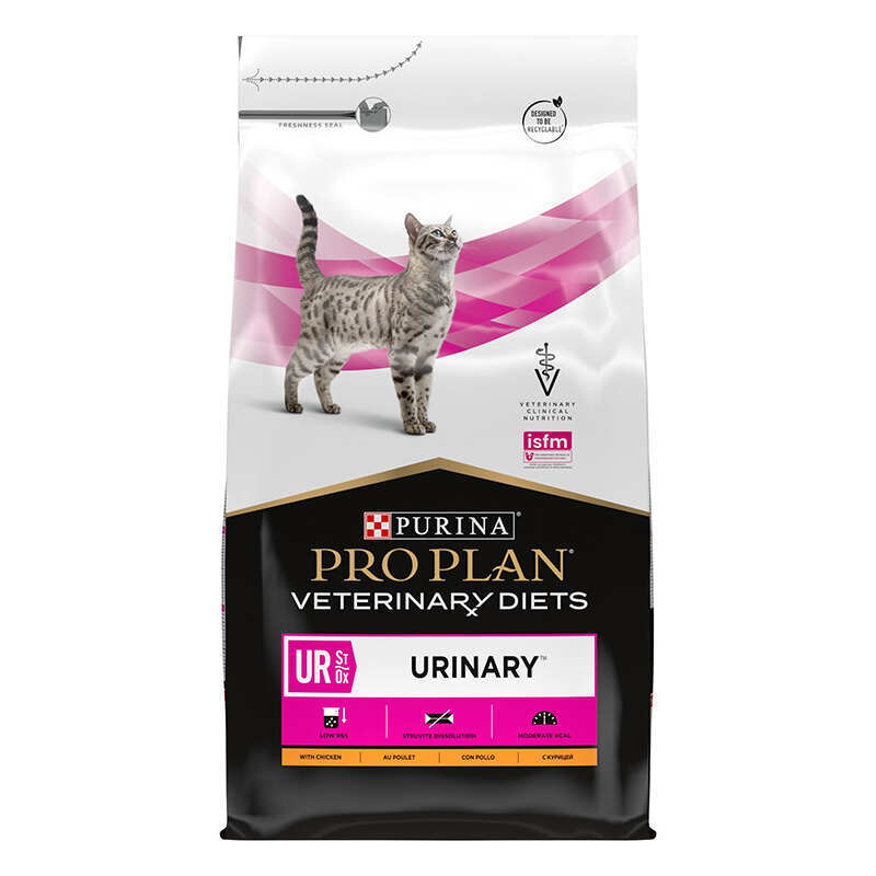 Pro Plan Veterinary Diets (Про План Ветеринарі Дієтс) by Purina UR St/Ox Urinary - Сухий корм-дієта з куркою для котів із хворобами сечовивідних шляхів (5 кг) в E-ZOO