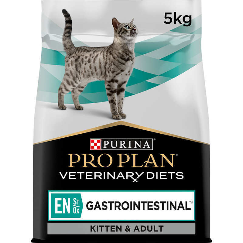 Pro Plan Veterinary Diets (Про План Ветеринари Диетс) by Purina EN St/Ox Gastrointestinal - Сухой корм-диета с курицей для кошек при расстройствах пищеварения (5 кг) в E-ZOO