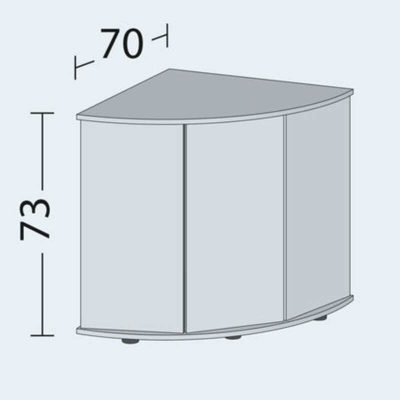 Juwel (Ювель) Cabinet SBX Trigon 190 - Подставка-тумба под угловой аквариум (98,5x70x73 см) в E-ZOO