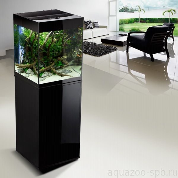 AquaEl (АкваЭль) Glossy Cube - Подставка-тумба под аквариум (50x50x90 см) в E-ZOO