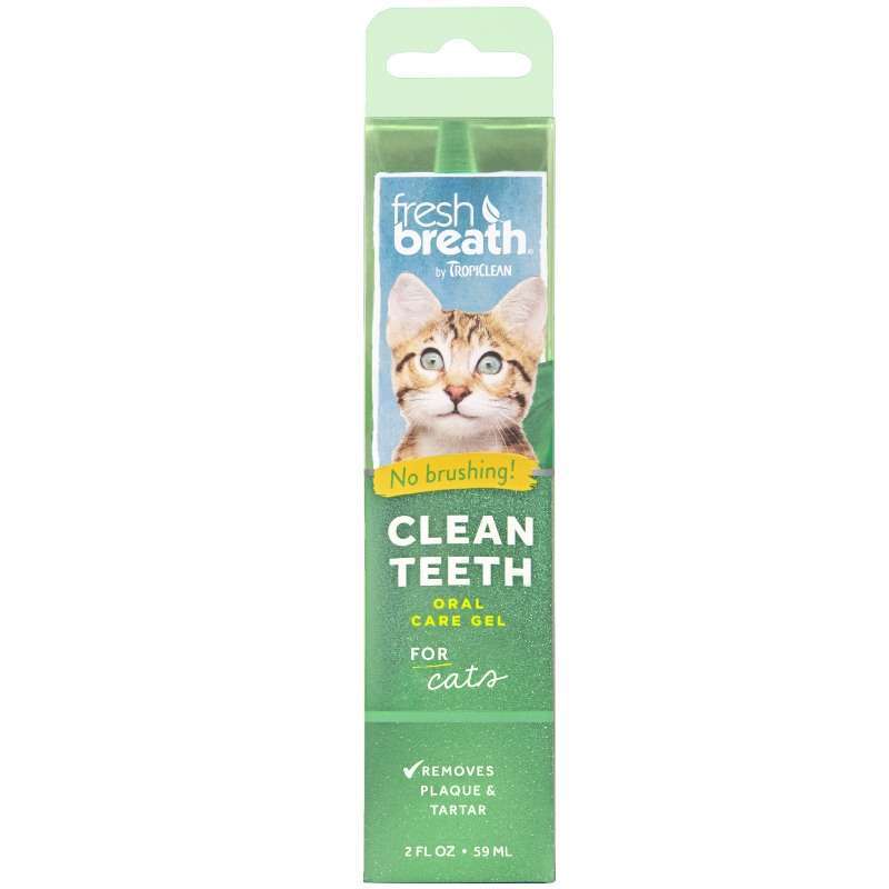 TropiClean (Тропіклін) Clean Teeth Gel CAT - Гель для чищення зубів для котів (59 мл) в E-ZOO
