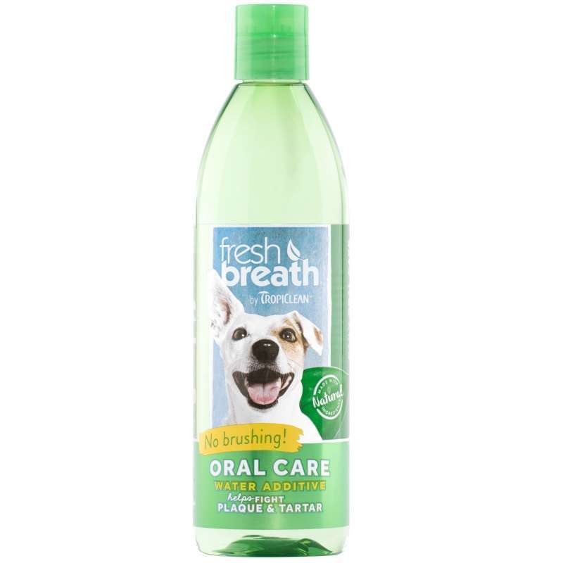 TropiClean (Тропиклин) Fresh Breath Water Additive Original - Добавка в воду для собак и кошек (473 мл) в E-ZOO