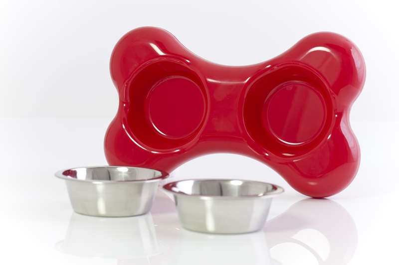Hing (Хинг) The Bone Bowl - Миски двойные для собак в форме косточки (2x350 мл) в E-ZOO