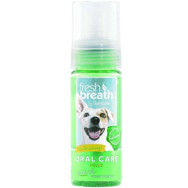 TropiClean (Тропіклін) Instant Fresh Foam - М'ятна пінка для підтримки здоров'я ясен і зубів для собак (128 мл) в E-ZOO