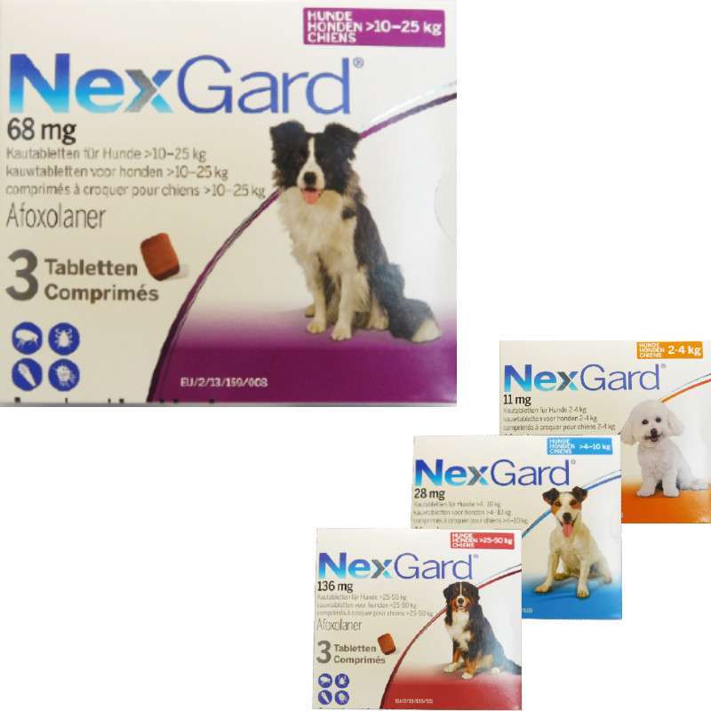 Некс Гард протипаразитарний препарат від бліх і кліщів для собак (1 таблетка) (2-4 кг) в E-ZOO
