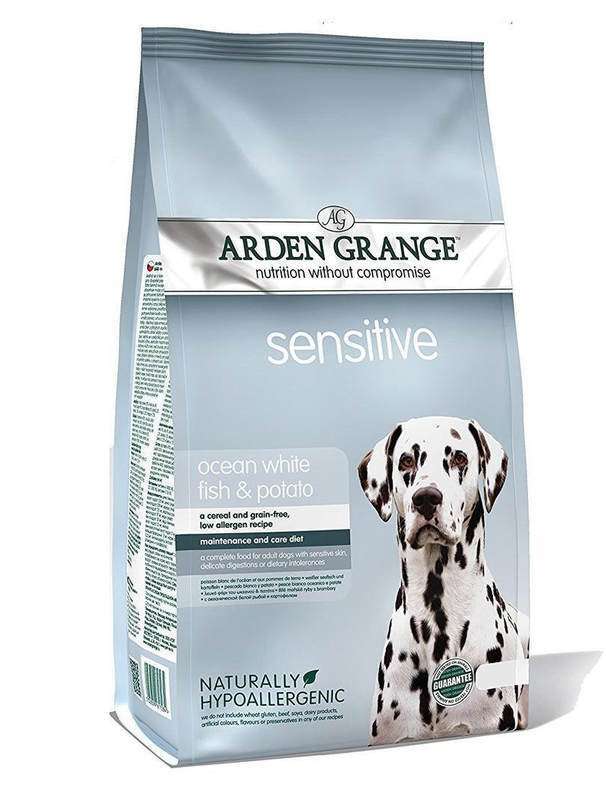 Arden Grange (Арден Грандж) Adult Sensitive - Сухой беззерновой корм для взрослых собак с чувствительным пищеварением (2 кг) в E-ZOO