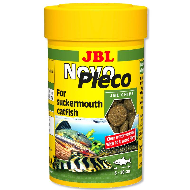 JBL (ДжіБіЕль) NovoPleco - Основний корм для невеликих і середніх кольчужних сомів (таблетки) (1 л) в E-ZOO