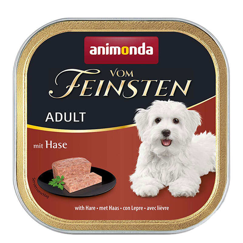 Animonda (Анімонда) Vom Feinsten Adult - Консервований корм у вигляді паштету з кроликом для дорослих собак (150 г) в E-ZOO