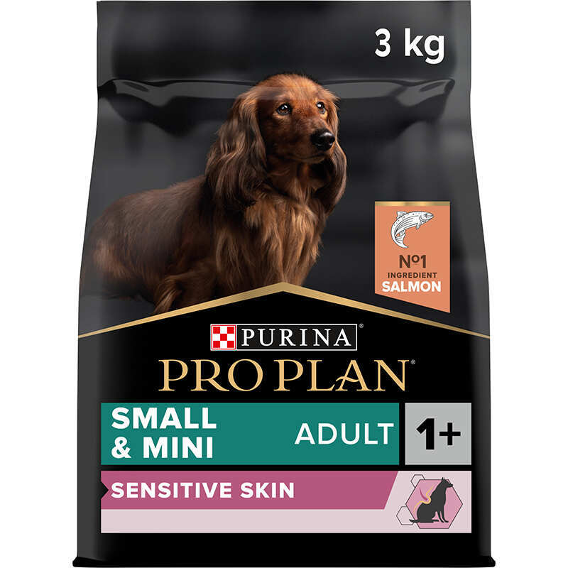 Purina Pro Plan (Пурина Про План) Small&Mini Sensitive - Сухой корм с лососем для собак мелких и миниатюрных пород с чувствительным пищеварением (3 кг) в E-ZOO
