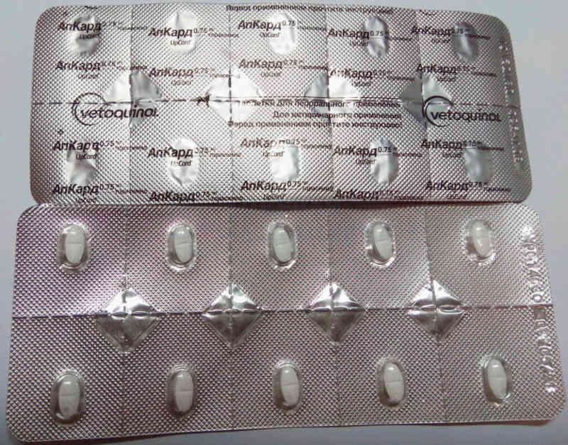 UpCard (АпКард) by Vetoquinol - Діуретик для собак (10 таблеток) (7,5 мг / 10 табл.) в E-ZOO