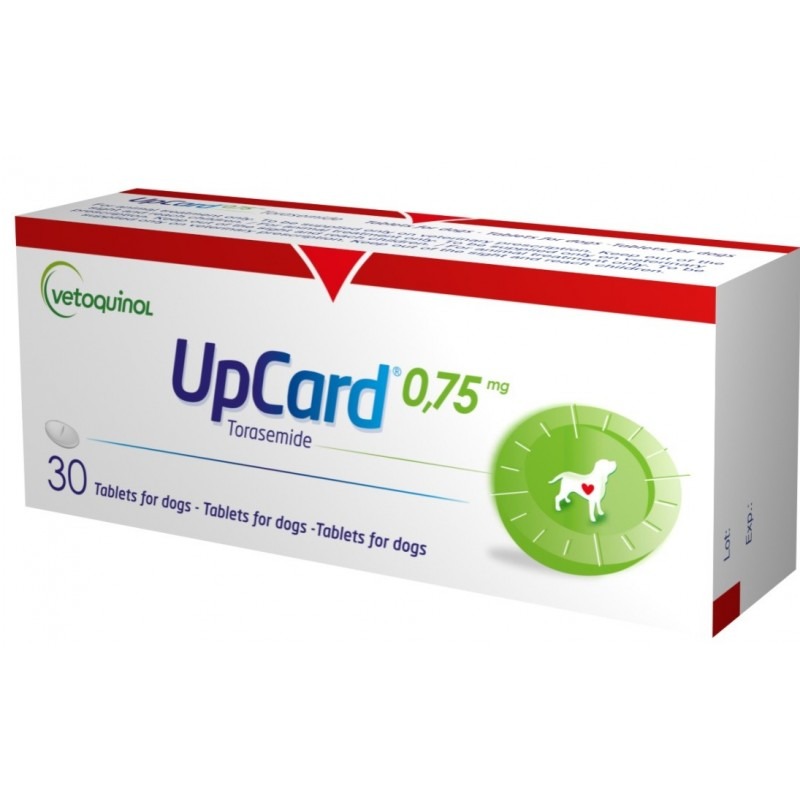 UpCard (АпКард) by Vetoquinol - Диуретик для собак (10 таблеток) (7,5 мг / 10 табл.) в E-ZOO