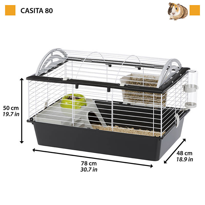 Ferplast (Ферпласт) Casita individually wrapped - Клетка для средних грызунов и кроликов в индивидуальной упаковке (Casita 120 (x1)) в E-ZOO
