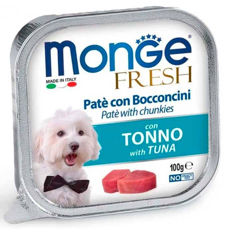 Monge (Монж) DOG FRESH - Нежный паштет из тунца для собак (100 г) в E-ZOO