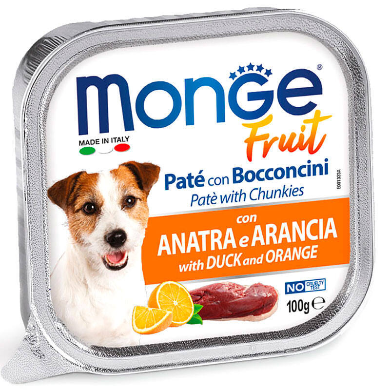 Monge (Монж) DOG FRUIT - Ніжний паштет з качкою і апельсином для собак (100 г) в E-ZOO