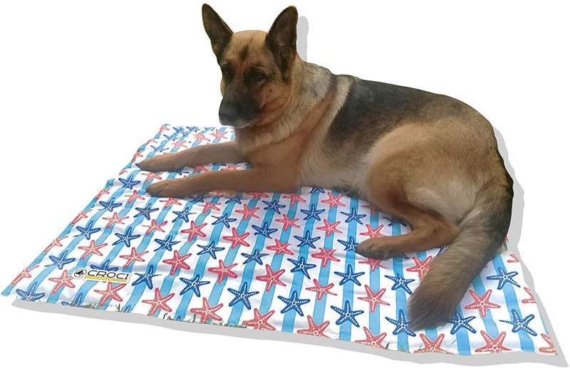 Croci (Крочи) FreshMat - Охлаждающий коврик для собак "Морские звезды" (50х40 см) в E-ZOO