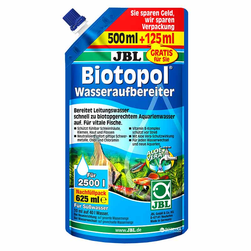 JBL (ДжіБіЕль) Biotopol - Кондиціонер для прісноводних акваріумів (100 мл) в E-ZOO