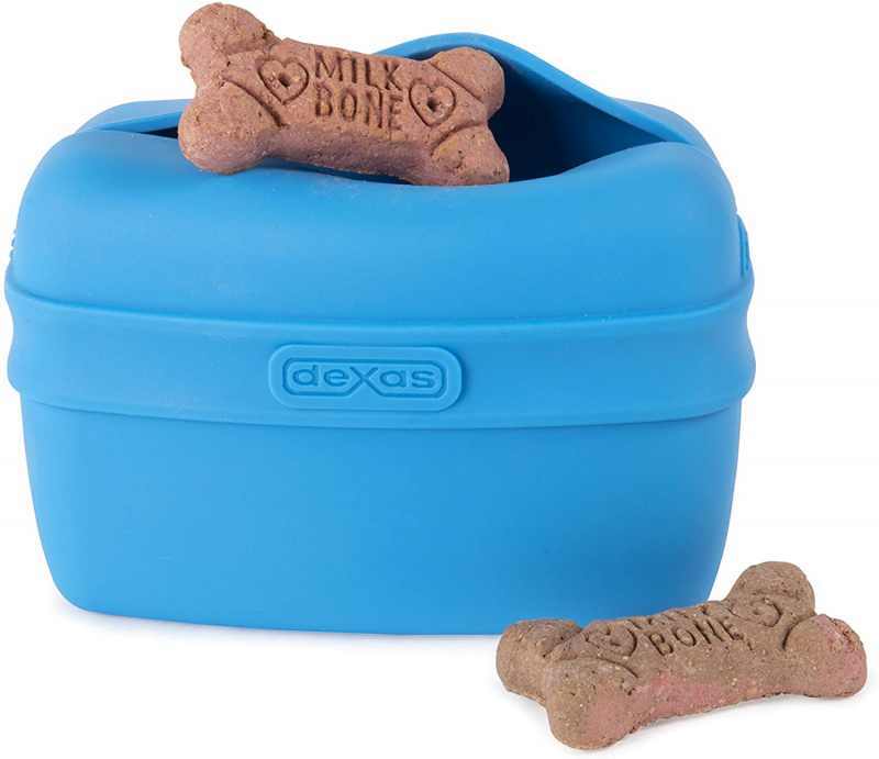 Dexas (Дексас) Pooch Pouch - Контейнер для ласощів з кліпсою на пояс для собак (11,7x7,8x8,9 см) в E-ZOO