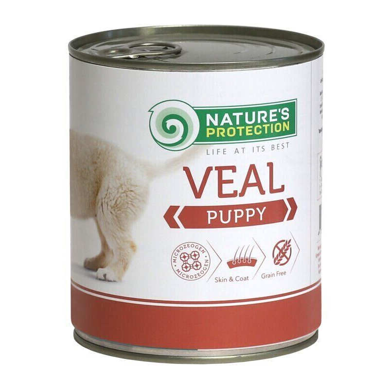 Nature's Protection (Нейчерес Протекшн) Puppy Veal – Консервированный корм с мясом телятины для щенков (400 г) в E-ZOO