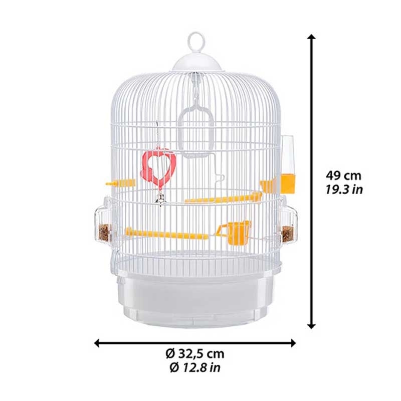 Ferplast (Ферпласт) Cage Regina - Клітка для папуг, канарок і дрібних екзотичних птахів (32,5x49 см) в E-ZOO