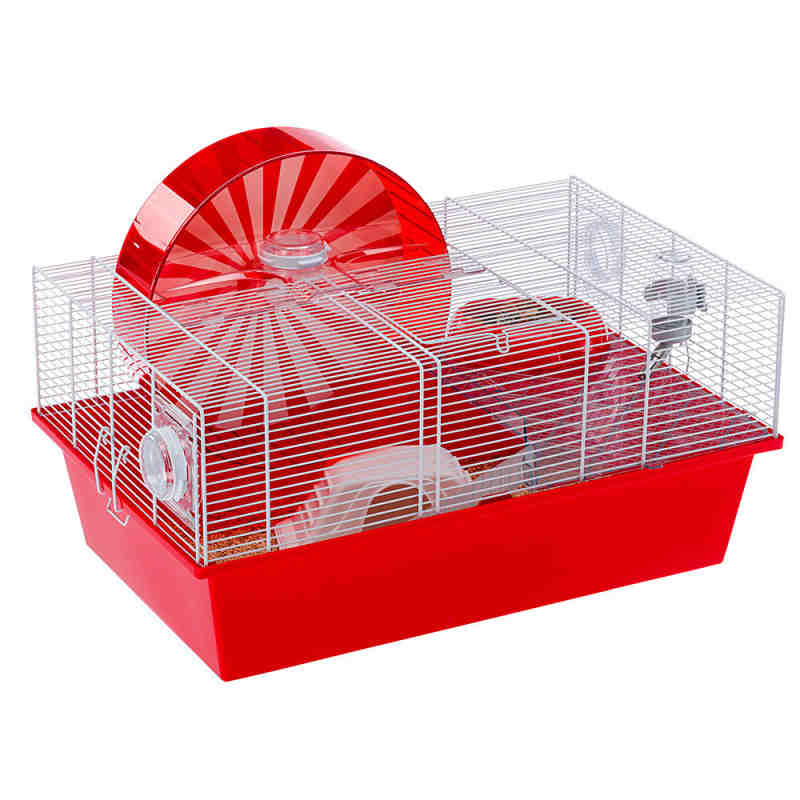 Ferplast (Ферпласт) Cage Coney Island White - Клетка для хомяков с большим колесом и зоной для игр Кони-Айленд (50x35x25 см) в E-ZOO
