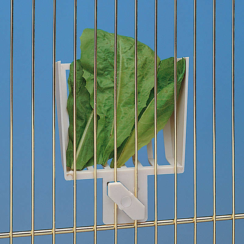 Ferplast (Ферпласт) Salad Rack - Тримач для овочів і листя салату для папуг, канарок і екзотичних птахів (7,5x3,5x8,8 см) в E-ZOO