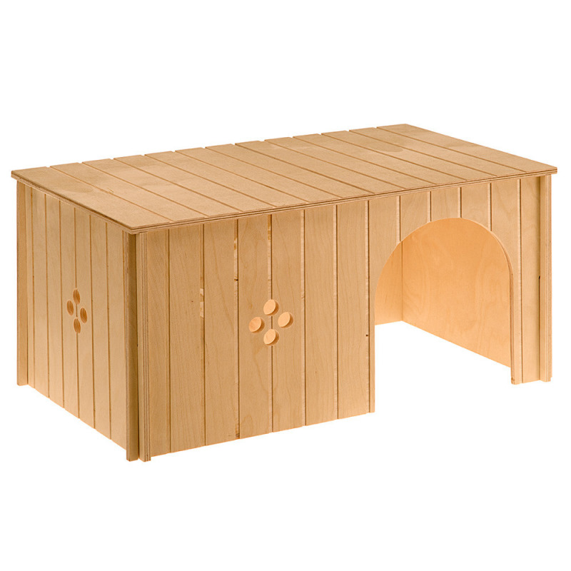 Ferplast (Ферпласт) Wodden House Rabbit - Деревянный домик для кроликов (37х27,7х20 см) в E-ZOO
