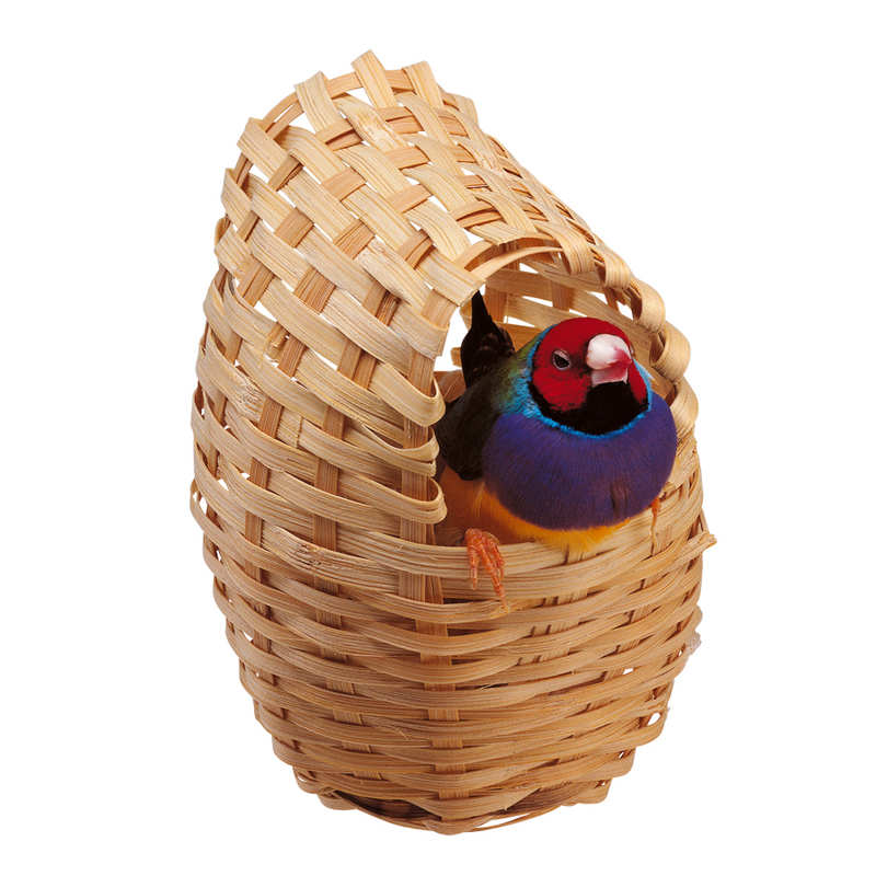 Ferplast (Ферпласт) Wicker Nest - Плетене гніздо для канарок і екзотичних маленьких птахів (8,5x11,5х10,6 см) в E-ZOO
