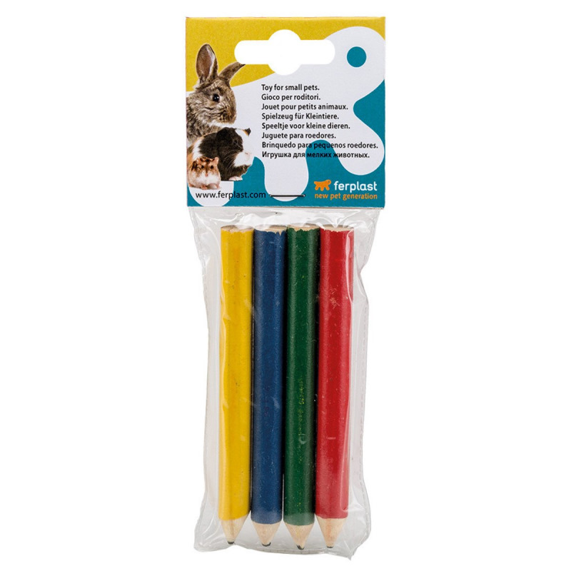 Ferplast (Ферпласт) Set Colours Pencils – Набор карандашей для грызунов (Ø1x11,5 см) в E-ZOO