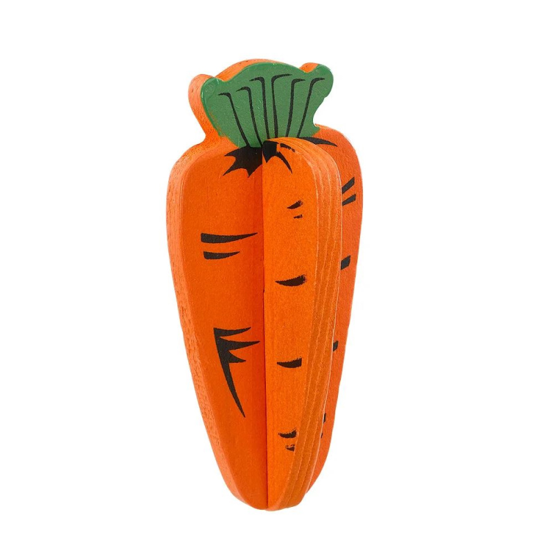 Ferplast (Ферпласт) Coloured Vegetable – Деревянная игрушка для кроликов и морских свинок (4x4x8 см) в E-ZOO