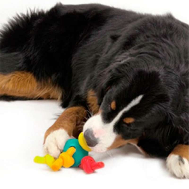 Petstages (Петстейджес) Hearty Chew - Игрушка для собак "Мячик с канатами" (Ø 8 см) в E-ZOO