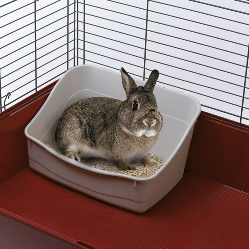 Ferplast (Ферпласт) Toilet – Туалет для кроликів пластиковий (37x27x18,5 см) в E-ZOO