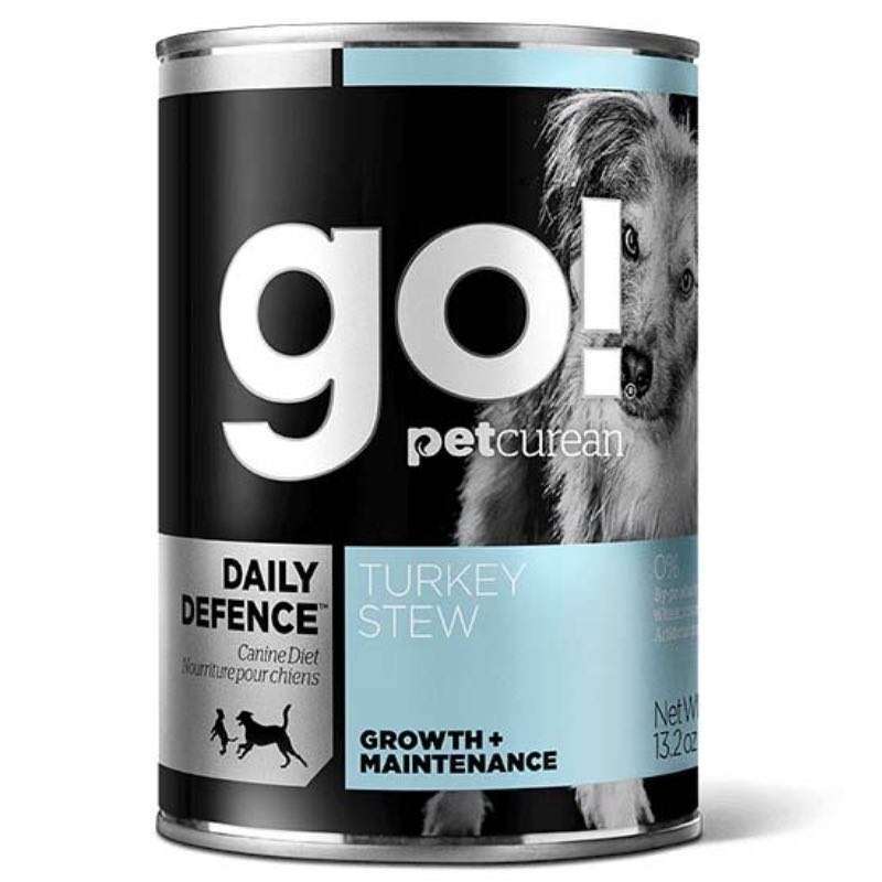 GO! (Гоу!) Daily Defence Turkey Stew - Консервированный корм с индейкой для собак всех возрастов (400 г) в E-ZOO