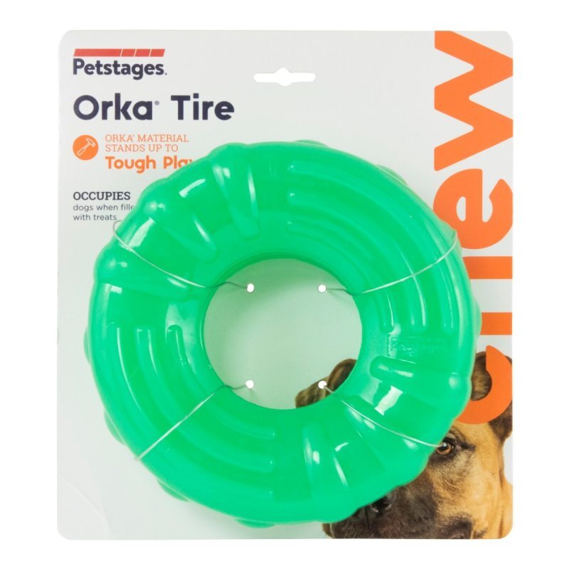 Petstages (Петстейджес) Orka Tire - Іграшка для собак "Орка Колесо" (Ø15 см) в E-ZOO