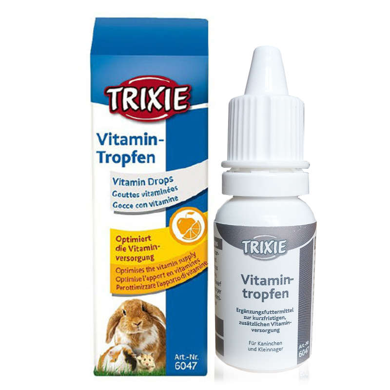 Trixie (Трикси) Vitamin-tropfen - Витаминные капли для кроликов и мелких грызунов (15 мл) в E-ZOO