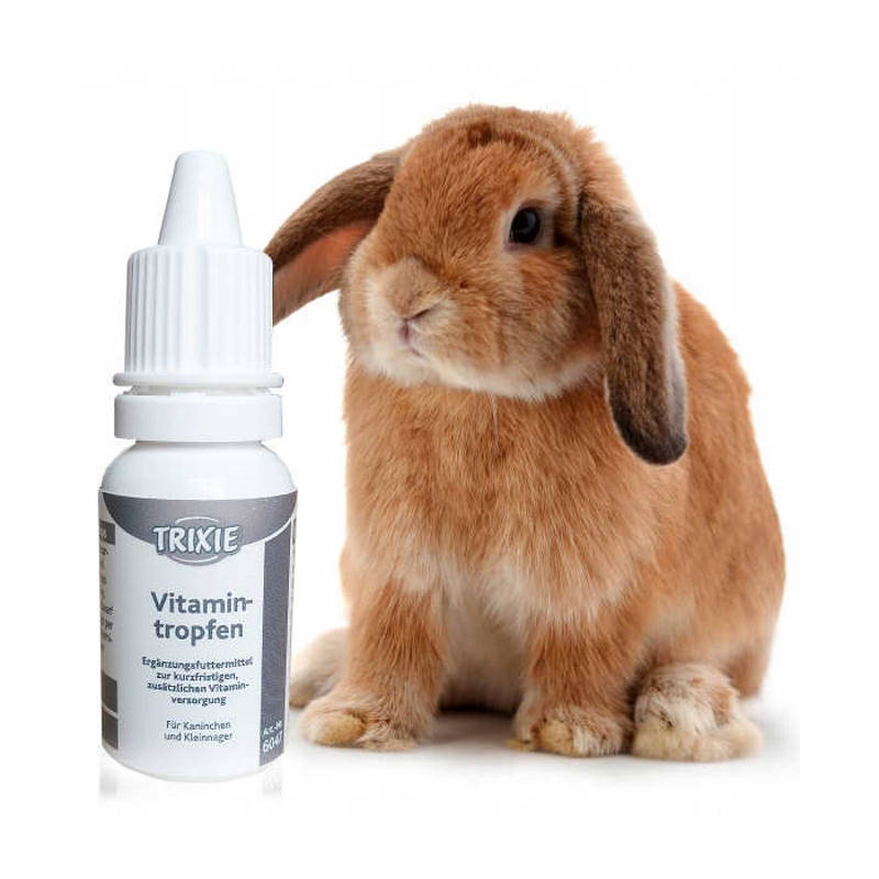 Trixie (Тріксі) Vitamin-tropfen - Вітамінні краплі для кроликів і дрібних гризунів (15 мл) в E-ZOO