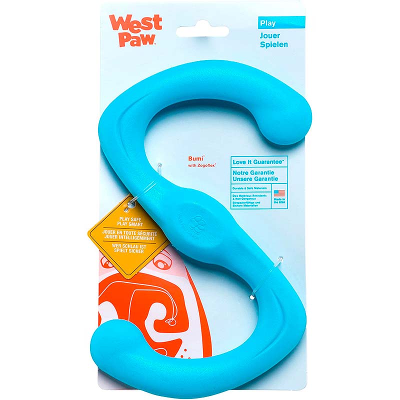 West Paw (Вест Пау) Bumi Tug Toy - Игрушка S-образная для собак (24 см) в E-ZOO