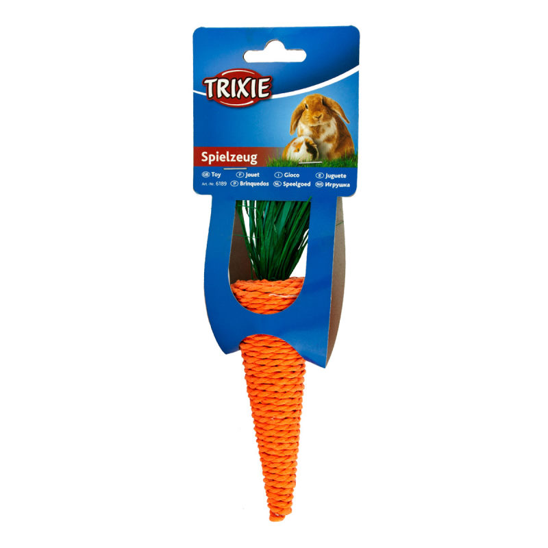 Trixie (Тріксі) Toy – Іграшка плетена морква для гризунів (20 см) в E-ZOO