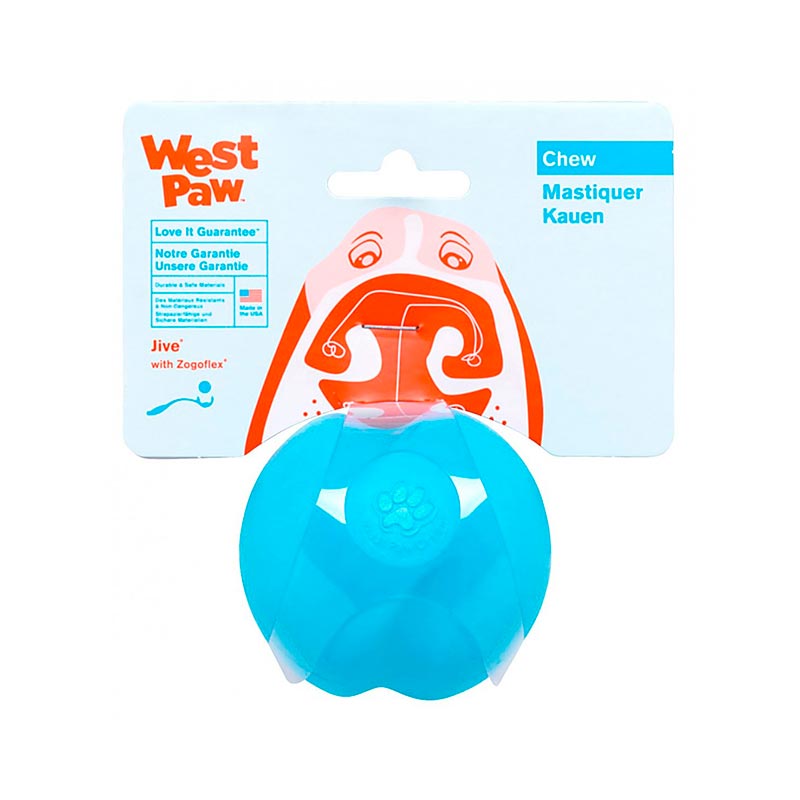 West Paw (Вест Пау) Jive Dog Ball - Іграшка супер-м’яч для собак (6 см) в E-ZOO