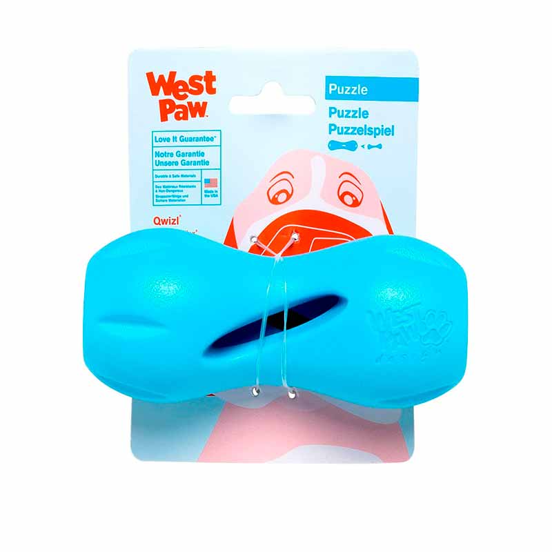 West Paw (Вест Пау) Qwizl Treat Toy - Игрушка Квизл для собак (14 см) в E-ZOO
