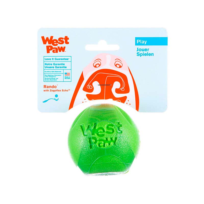West Paw (Вест Пау) Rando - Іграшка великий м’яч для собак (9 см) в E-ZOO