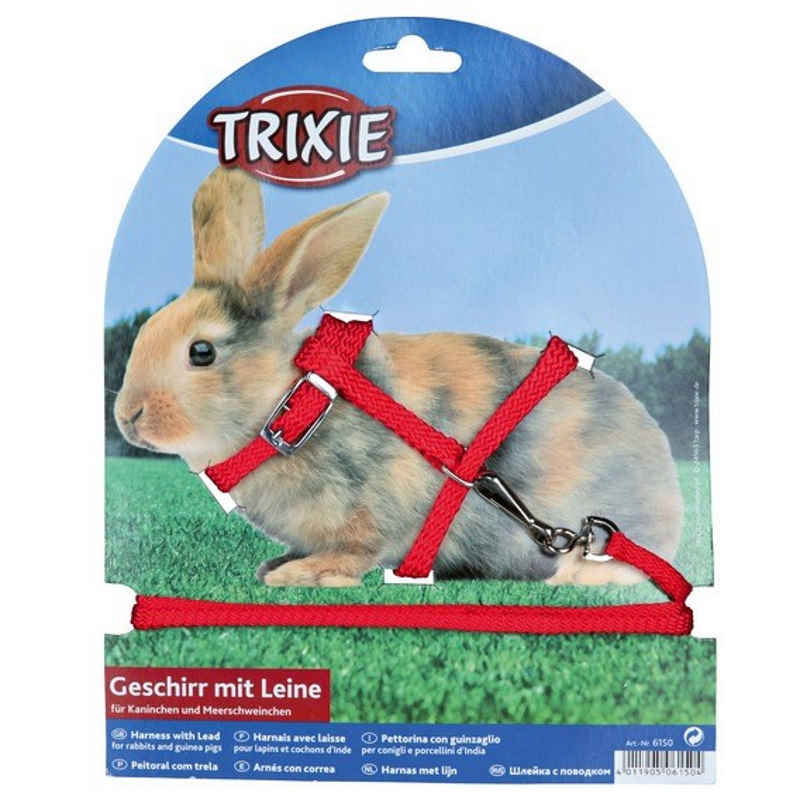 Trixie (Трикси) Rabbit Harness with Leash - Шлейка с поводком для кроликов (25-44 см) в E-ZOO