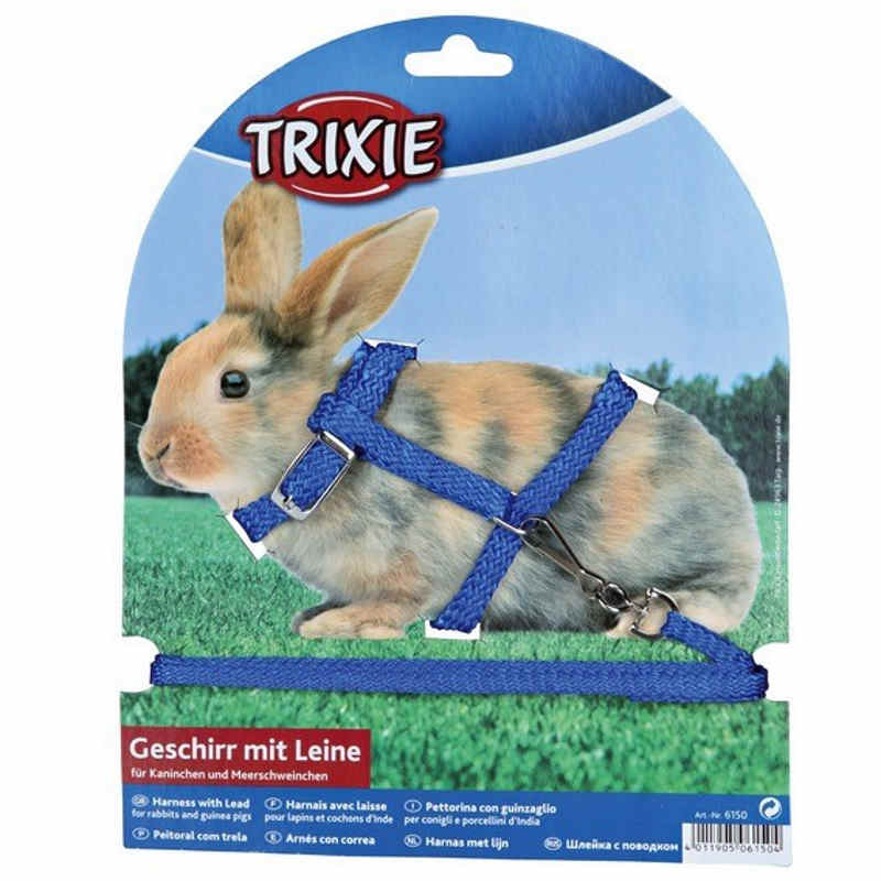 Trixie (Тріксі) Rabbit Harness with Leash - Шлейка з повідцем для кроликів (25-44 см) в E-ZOO