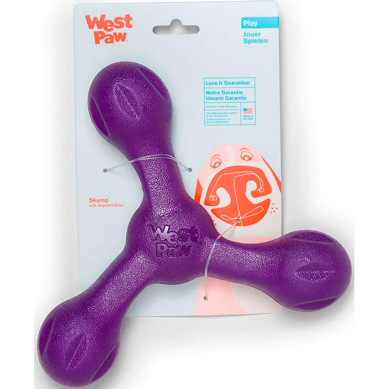 West Paw (Вест Пау) Skamp - Іграшка Скамп "3 пелюстки" для собак (9 см) в E-ZOO