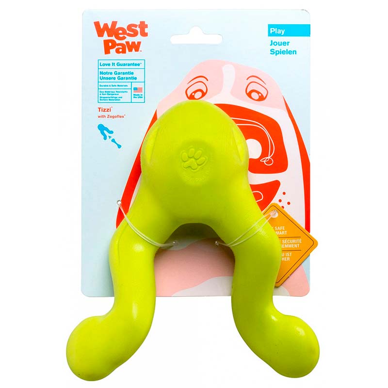 West Paw (Вест Пау) Tizzi Dog Toy - Игрушка Тиззи для лакомств для собак (11 см) в E-ZOO