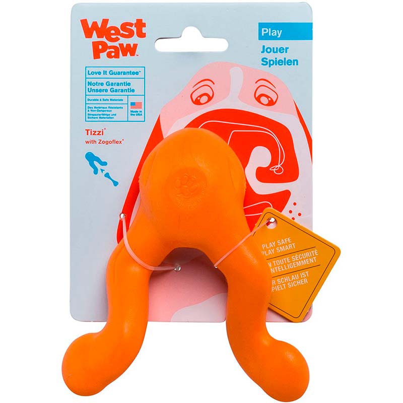 West Paw (Вест Пау) Tizzi Dog Toy - Іграшка Тіззі для ласощів для собак (11 см) в E-ZOO