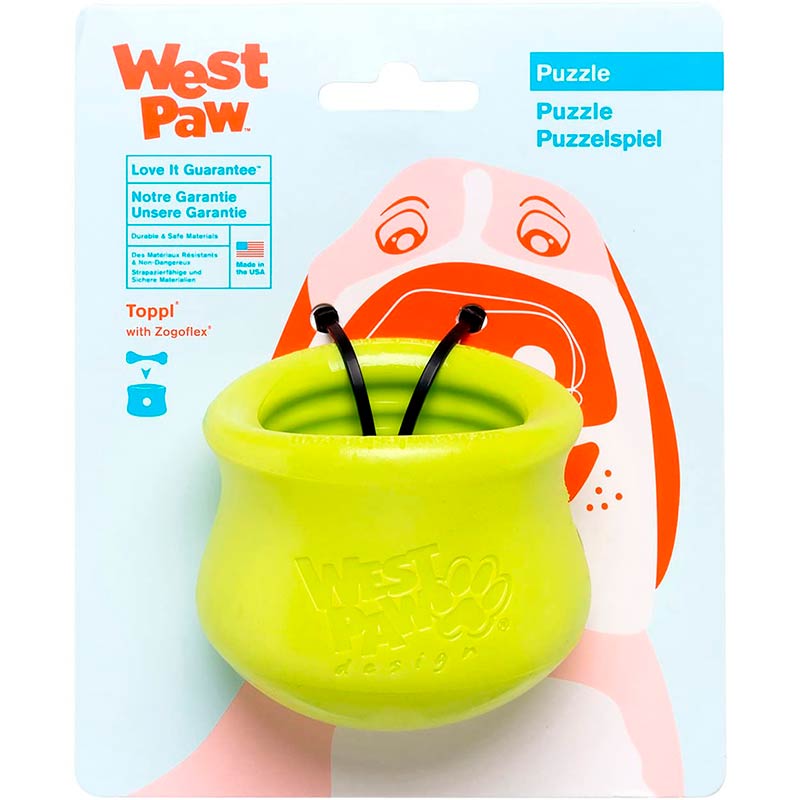 West Paw (Вест Пау) Toppl Treat Toy - Игрушка для лакомств для собак (10 см) в E-ZOO