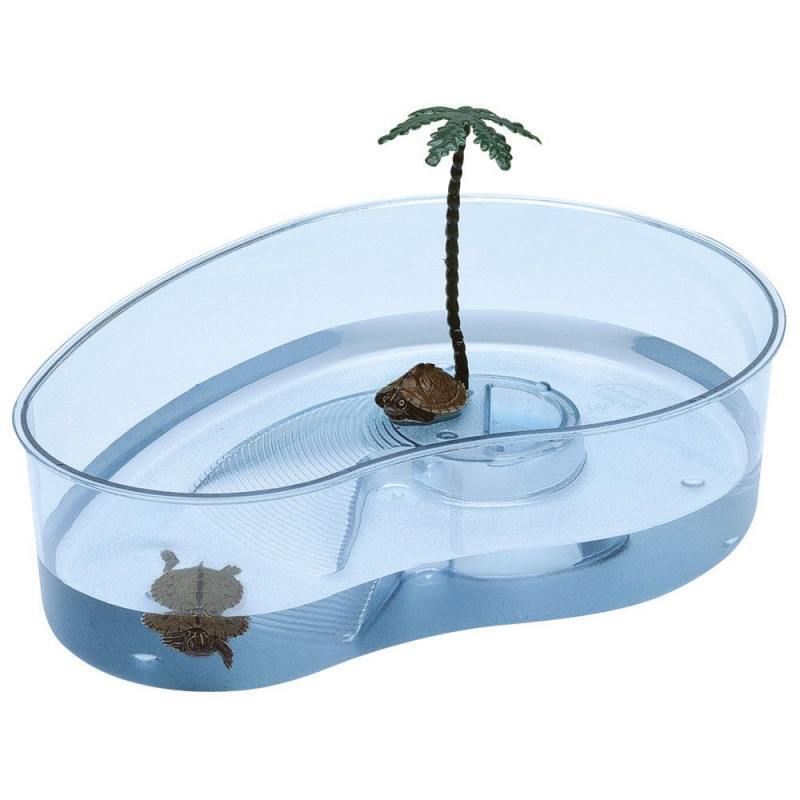 Ferplast (Ферпласт) Turtle Bowl Arricot - Пластиковый аквариум для черепах (31x22xh7,5 см) в E-ZOO